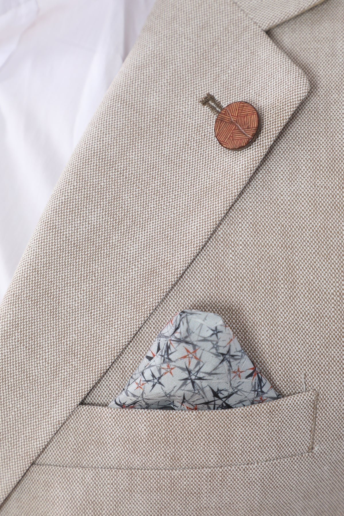 Daniel Voi Açık Bej Pamuklu Ceket