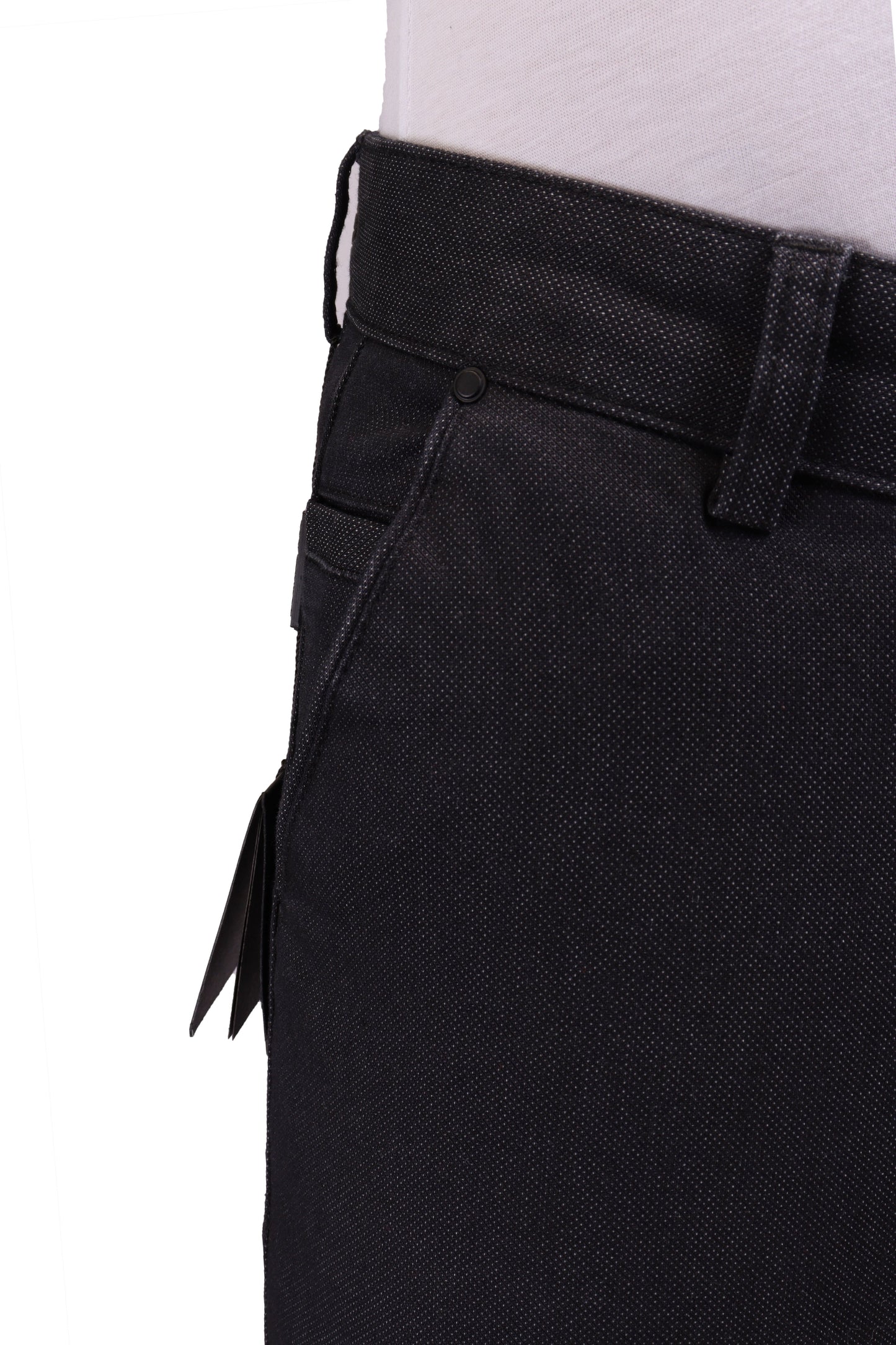 Erkek Siyah Pamuklu Slim Fit Pantolon