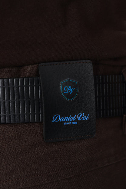 Daniel Voi Erkek %100 Keten 5 Cep Pantolon - Kahverengi (5 CP)
