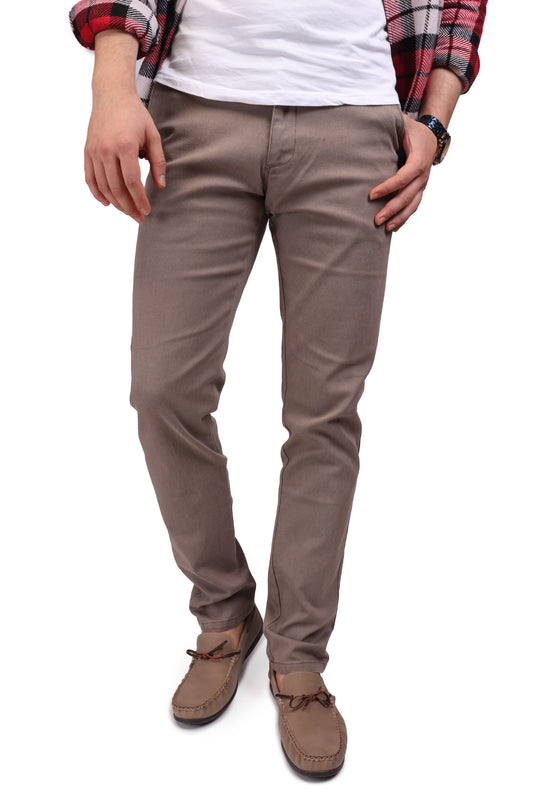 Chino Model Beige Slim Fit Daniel Voi Trousers