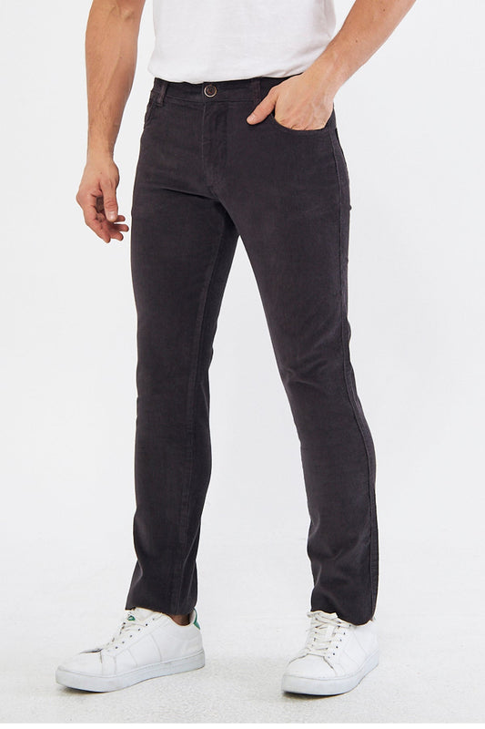 Velvet 5 Pocket Regular Fit Anthracite Men's Trousers